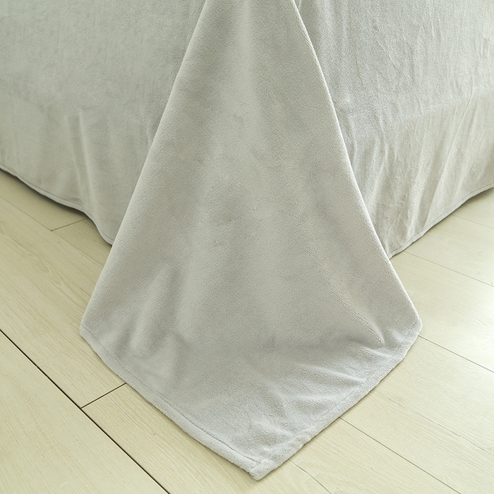 91家纺网 家纺一手货源 找家纺 大渔生活 2025新款高克重卡通牛奶绒刺绣四件套--耶耶狗 耶耶狗-蓝