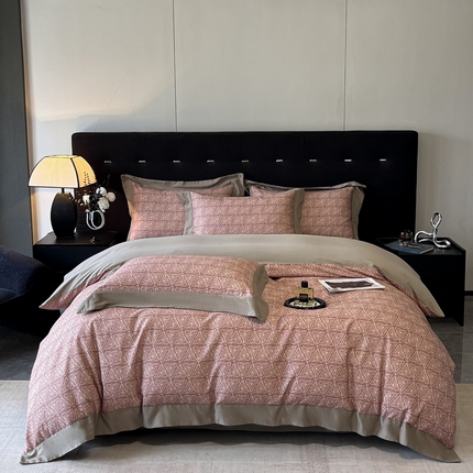 91家纺网 家纺一手货源 找家纺 （总）慕晨 2024新款全棉磨毛数码印花四件套