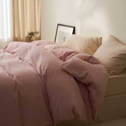 91家纺网 家纺一手货源 找家纺 （总）2024新款全棉加厚磨毛纯色单被套