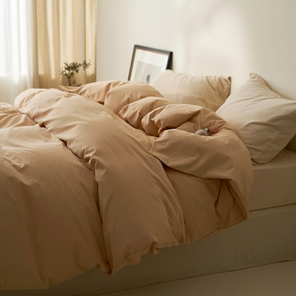 91家纺网 家纺一手货源 找家纺 （总）2024新款全棉加厚磨毛纯色单被套