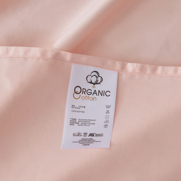 91家纺网 家纺一手货源 找家纺 轩和家居 2024新款A类50S贡缎长绒棉单床单系列 蜜桃粉