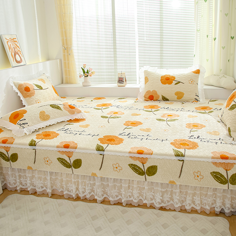 91家纺网 家纺一手货源 找家纺 （总）冬然 2025新款牛奶绒床盖榻榻米床盖炕盖