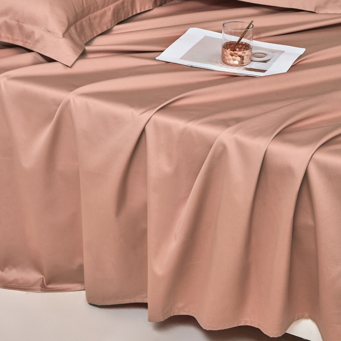 91家纺网 家纺一手货源 找家纺 轩和家居 2024新款A类50S贡缎长绒棉单床单系列 罗卡芙