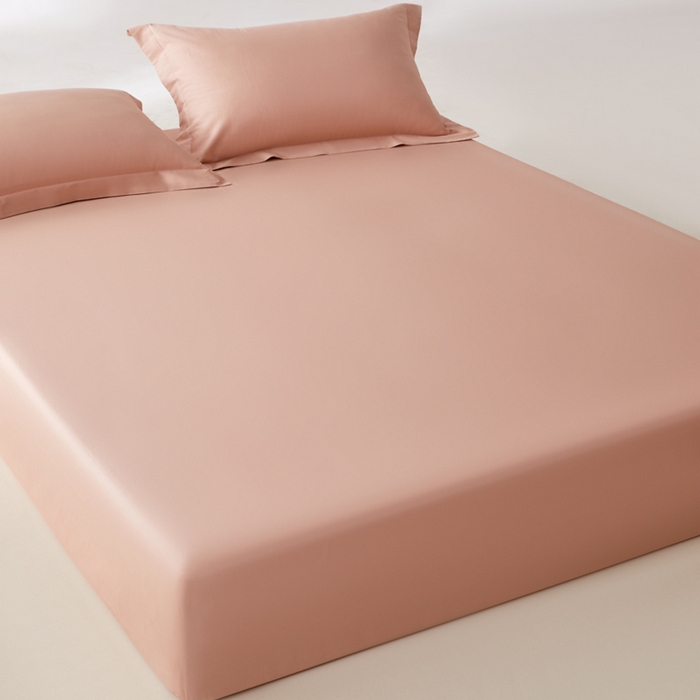 91家纺网 家纺一手货源 找家纺 轩和家居 2024新款A类50S贡缎长绒棉单床笠系列 罗卡芙