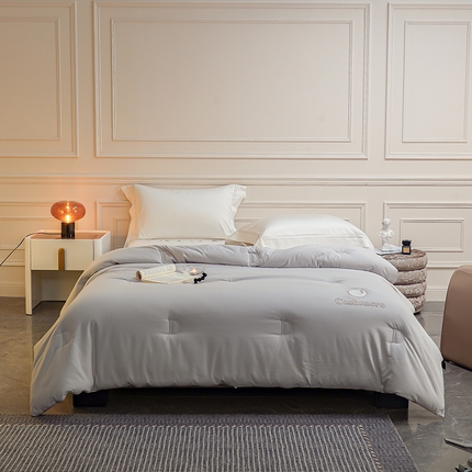 91家纺网 家纺一手货源 找家纺 （总）丽卡家纺（原丽卡家纺） 2024新款7A抗菌艾阳棉提花知梦羊绒蛋白春秋被子被芯