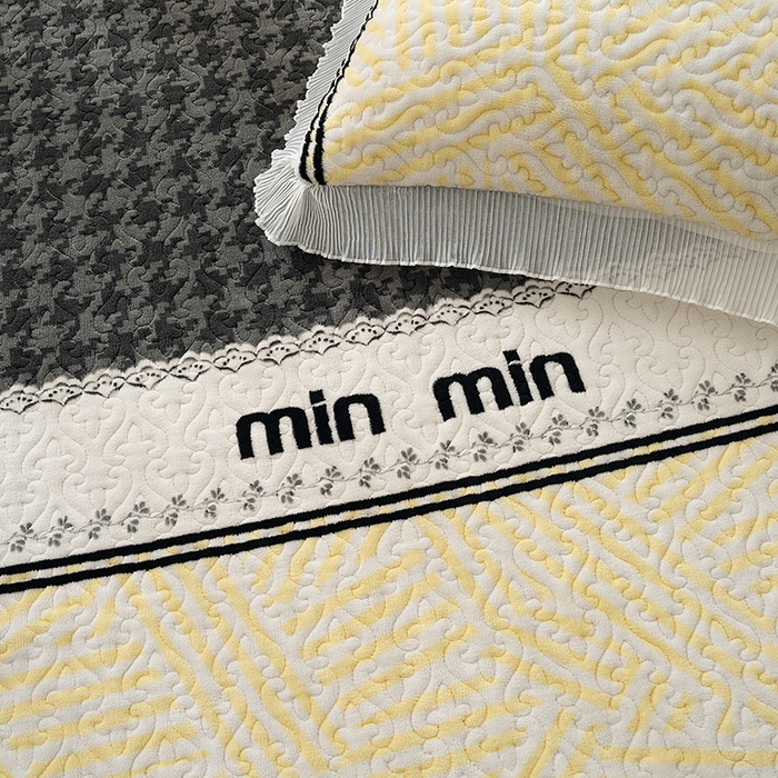 91家纺网 家纺一手货源 找家纺 冬然 2024新款牛奶绒床盖榻榻米床盖炕盖卢卡西