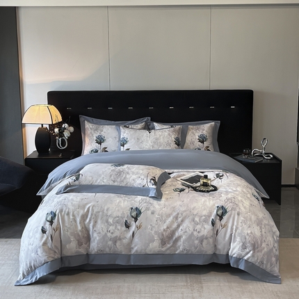 91家纺网 家纺一手货源 找家纺 （总）慕晨 2024新款全棉磨毛数码印花四件套