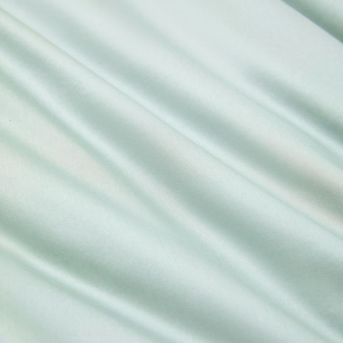 91家纺网 家纺一手货源 找家纺 轩和家居 2024新款A类50S贡缎长绒棉单被套系列 薄荷绿+奶芋黄