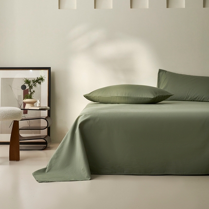 91家纺网 家纺一手货源 找家纺 （总）2024新款全棉加厚磨毛纯色单床单系列