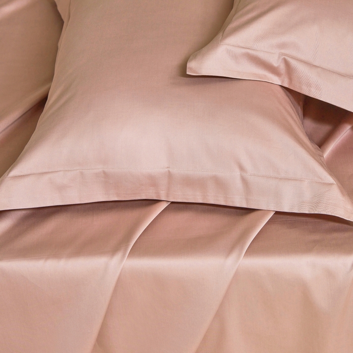 91家纺网 家纺一手货源 找家纺 轩和家居 2024新款A类50S贡缎长绒棉单枕套系列 罗卡芙