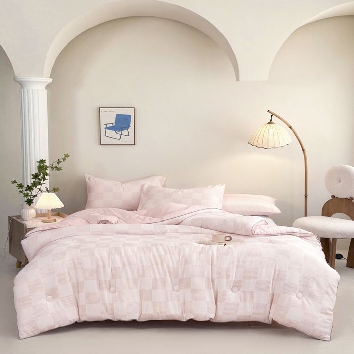 91家纺网 家纺一手货源 找家纺 （总）吾诺家居 2024 大提花格子秋冬被被子被芯春秋被夏被