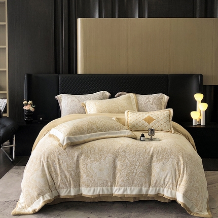 91家纺网 家纺一手货源 找家纺 （总）2024新款雕花牛奶绒四件套-蝶光舞者系列