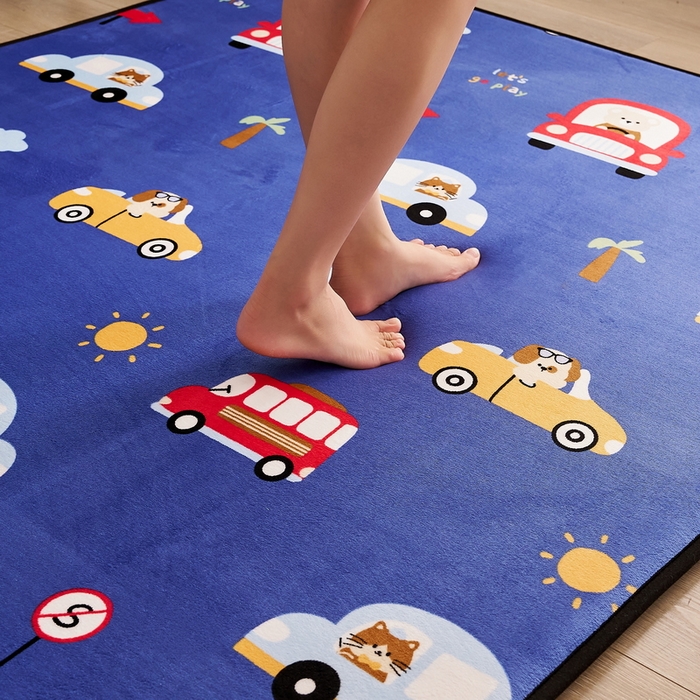 91家纺网 家纺一手货源 找家纺 2024新款高克重牛奶绒海绵地垫 汽车之家