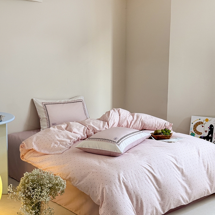 91家纺网 家纺一手货源 找家纺 （总）2024新款全棉13370数码印花四件套-塔可可系列第一组