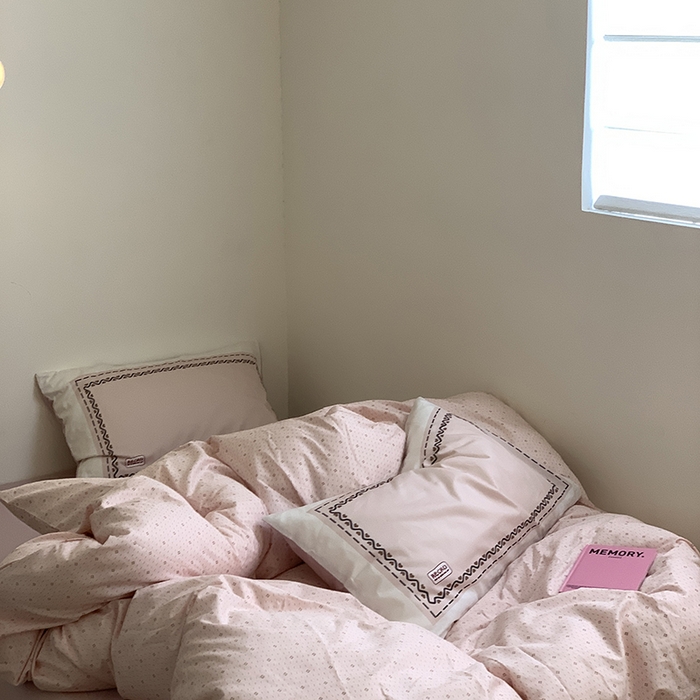 91家纺网 家纺一手货源 找家纺 2024新款全棉13370数码印花四件套-塔可可系列第二组 塔可可粉第二组