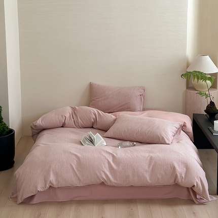 91家纺网 家纺一手货源 找家纺 （总）2024新款全棉水洗提花工艺四件套-时光巴黎