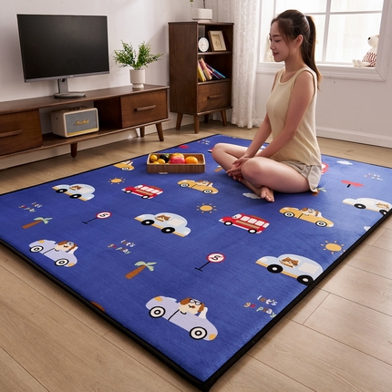 2024新款高克重牛奶绒海绵地垫 汽车之家