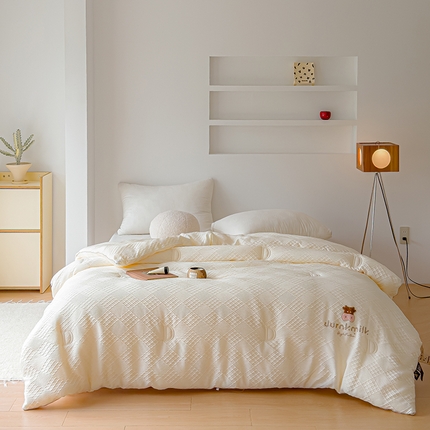 （总）丽卡家纺（原丽卡家纺） 2024新款7A韵棉大提花丽菲春秋被子被芯