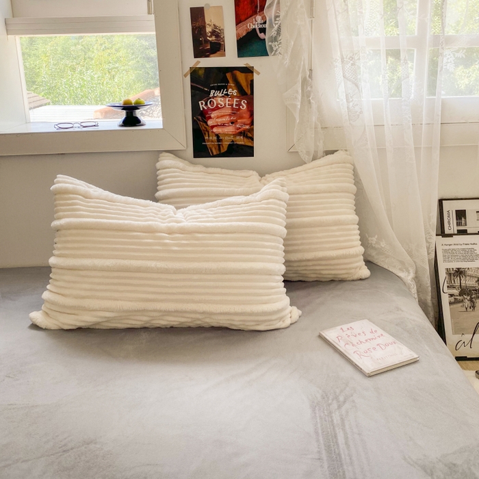 91家纺网 家纺一手货源 找家纺 （总）2025新款秋冬澳密绒保暖四件套-雪瑞系列（含买家秀 ）