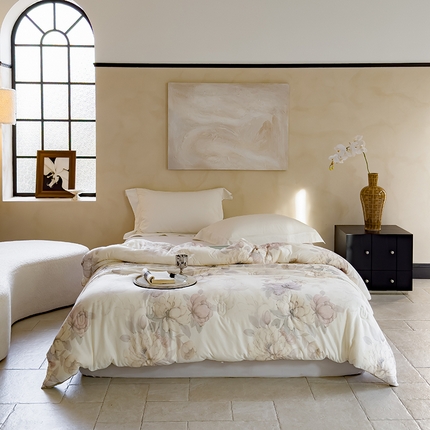 丽卡家纺（原丽卡家纺） 2024新款7A抗菌艾阳棉提绒春秋被冬被子被芯 绿意庄园春秋被