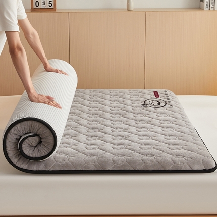 91家纺网 家纺一手货源 找家纺 （总）2024新款牛奶绒棉花床垫【床垫遮盖物】-成人款