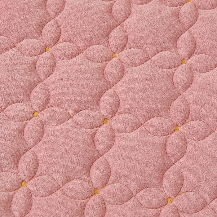 91家纺网 家纺一手货源 找家纺 虹星家纺 2024新款可拆卸宝宝绒夹棉床裙三件套-盛世芳华 盛世芳华 梦粉