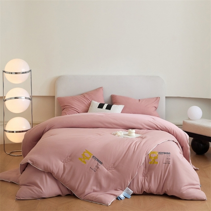 91家纺网 家纺一手货源 找家纺 （总）头等舱 2025新款四季棉立体大豆抗菌拉链子母被