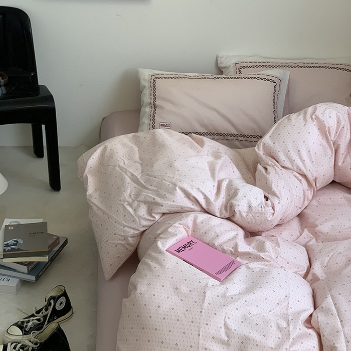 91家纺网 家纺一手货源 找家纺 （总）2024新款全棉13370数码印花四件套-塔可可系列第二组