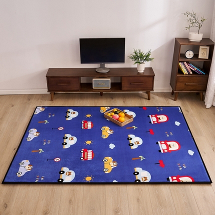 91家纺网 家纺一手货源 找家纺 2024新款高克重牛奶绒海绵地垫 汽车之家