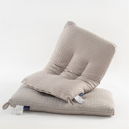 91家纺网 家纺一手货源 找家纺 芯奇想 2024新款柔·针织水洗中低枕 母婴级A类 灰色45*70cm