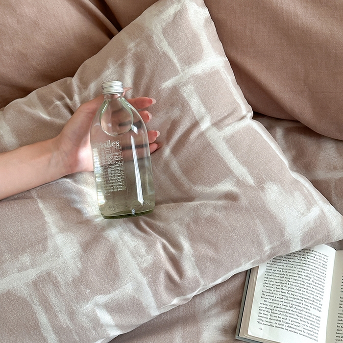 91家纺网 家纺一手货源 找家纺 2024新款全棉水洗提花工艺四件套-空间 空间驼