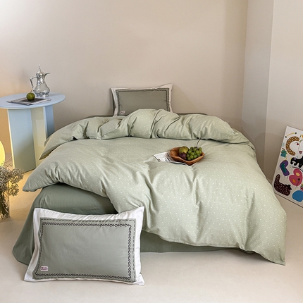 91家纺网 家纺一手货源 找家纺 （总）2024新款全棉13370数码印花四件套-塔可可系列第一组