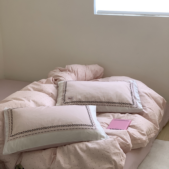 91家纺网 家纺一手货源 找家纺 （总）2024新款全棉13370数码印花四件套-塔可可系列第二组