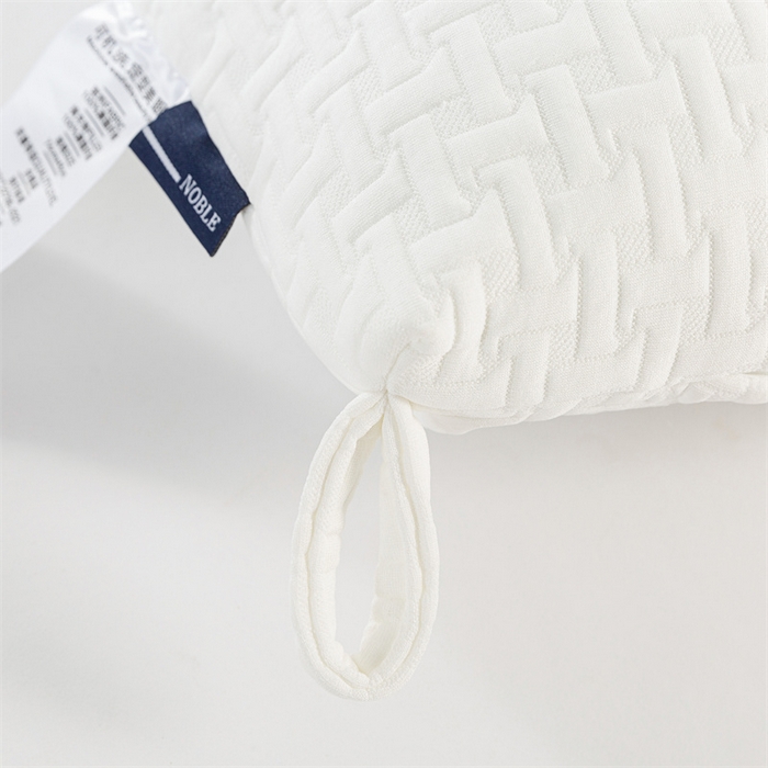 91家纺网 家纺一手货源 找家纺 芯奇想 2024新款柔·针织水洗中低枕 母婴级A类 白色45*70cm