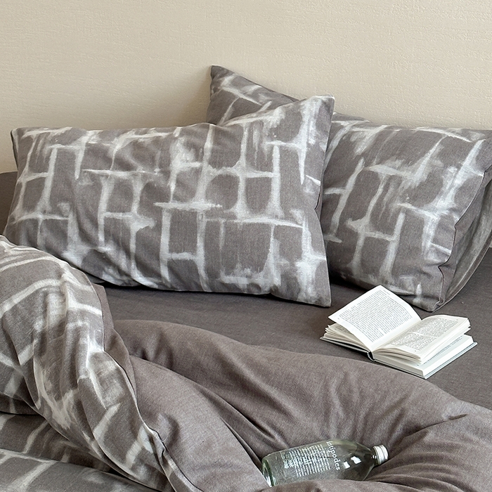 91家纺网 家纺一手货源 找家纺 （总）2024新款全棉水洗提花工艺四件套-空间