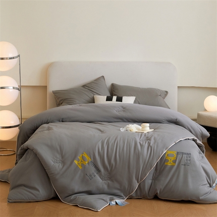 91家纺网 家纺一手货源 找家纺 （总）头等舱 2025新款四季棉立体大豆抗菌拉链子母被