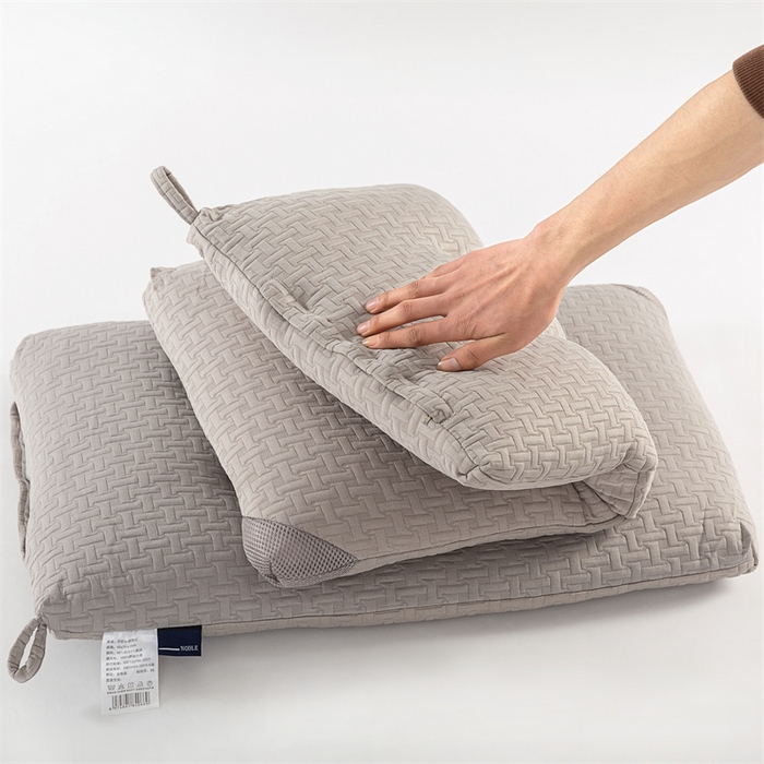 91家纺网 家纺一手货源 找家纺 芯奇想 2024新款柔·针织水洗中低枕 母婴级A类 灰色45*70cm