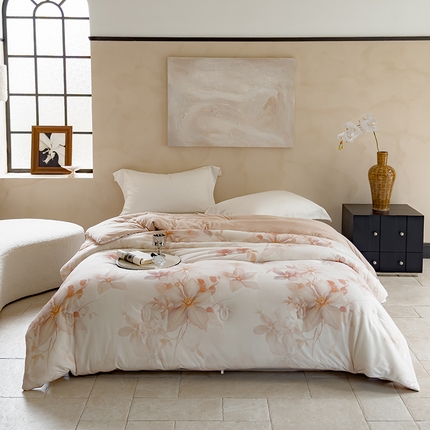 丽卡家纺（原丽卡家纺） 2024新款7A抗菌艾阳棉提绒春秋被冬被子被芯 梦露花园春秋被