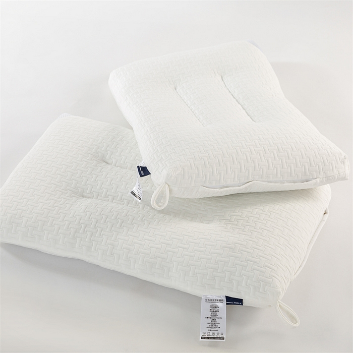 91家纺网 家纺一手货源 找家纺 芯奇想 2024新款柔·针织水洗中低枕 母婴级A类 白色45*70cm