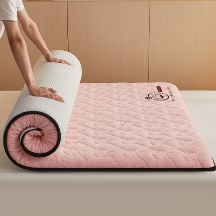 91家纺网 家纺一手货源 找家纺 （总）2024新款牛奶绒棉花床垫【床垫遮盖物】-成人款