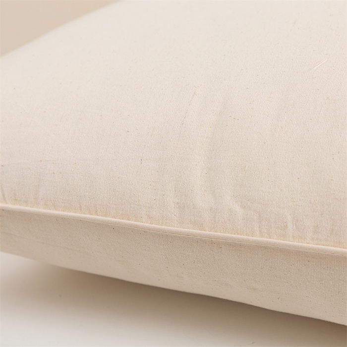 91家纺网 家纺一手货源 找家纺 芯奇想 2024新款style 本色棉麻枕 枕头枕芯 棉麻舒适枕-单边款-低枕48*74