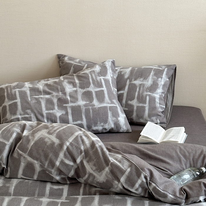 91家纺网 家纺一手货源 找家纺 （总）2024新款全棉水洗提花工艺四件套-空间