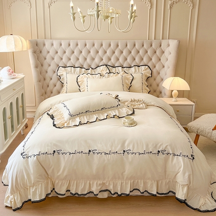 （总）亲亲公主 2025新款全棉超柔磨毛四件套