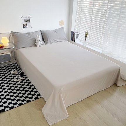 91家纺网 家纺一手货源 找家纺 （总）曼璐家纺 2025新款105克加厚混搭风纯色床单