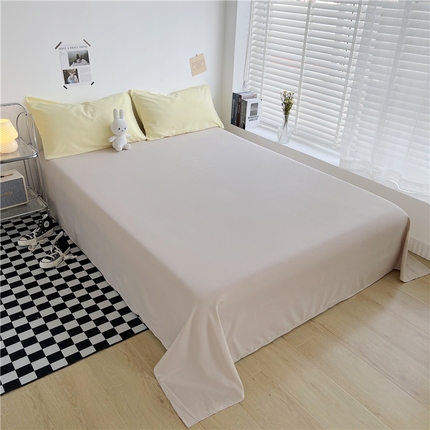 91家纺网 家纺一手货源 找家纺 （总）曼璐家纺 2025新款105克加厚混搭风纯色床单