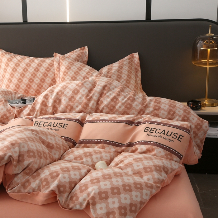 91家纺网 家纺一手货源 找家纺 大吉  2024新款加厚喷气全棉磨毛被套 梵克雅