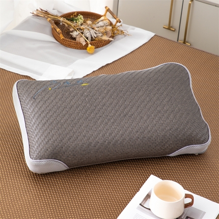 91家纺网 家纺一手货源 找家纺 （总）织布人 2024新款荞麦枕茶香枕夏季凉感立体PE藤冰凉枕夏凉枕午睡颈椎枕