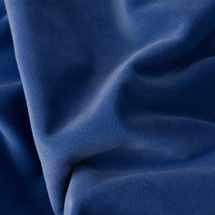 91家纺网 家纺一手货源 找家纺 2024新款加厚保暖A类婴儿绒四件套-朵拉系列 朵拉-景泰蓝+星空灰