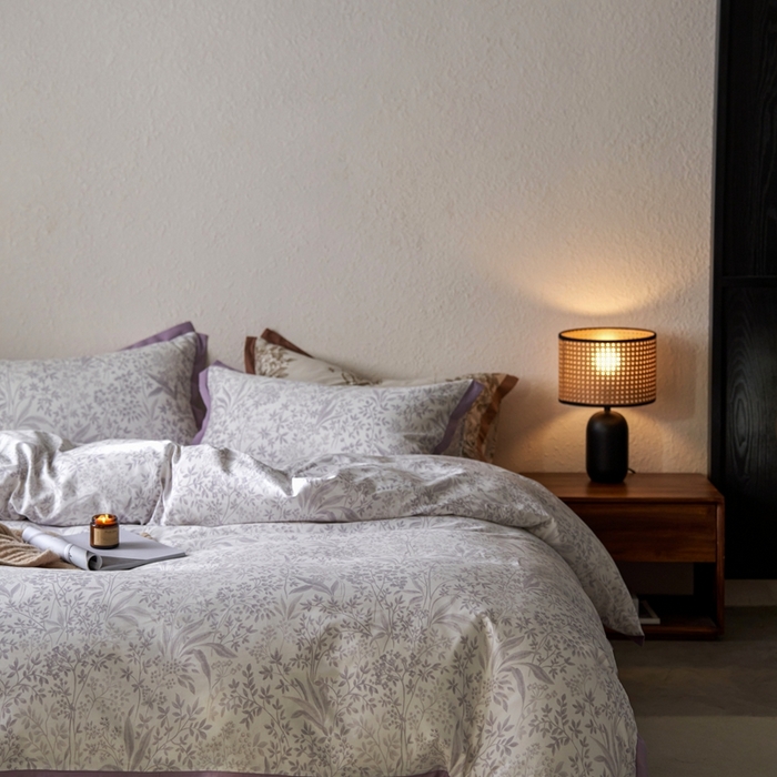 91家纺网 家纺一手货源 找家纺 时年家纺 2024新款全棉印花飞边款四件套（充值会员享优惠） 安艺