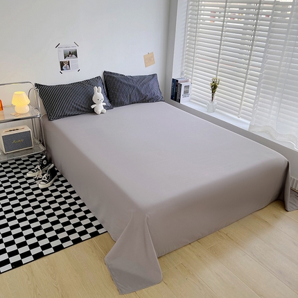 91家纺网 家纺一手货源 找家纺 （总）曼璐家纺 2025新款105克加厚混搭风纯色床单